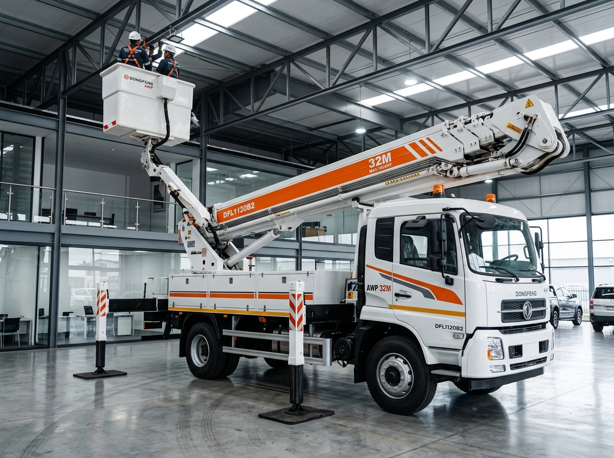 CLW Dongfeng 32-Meter Aerial Work Platform Bucket Truck